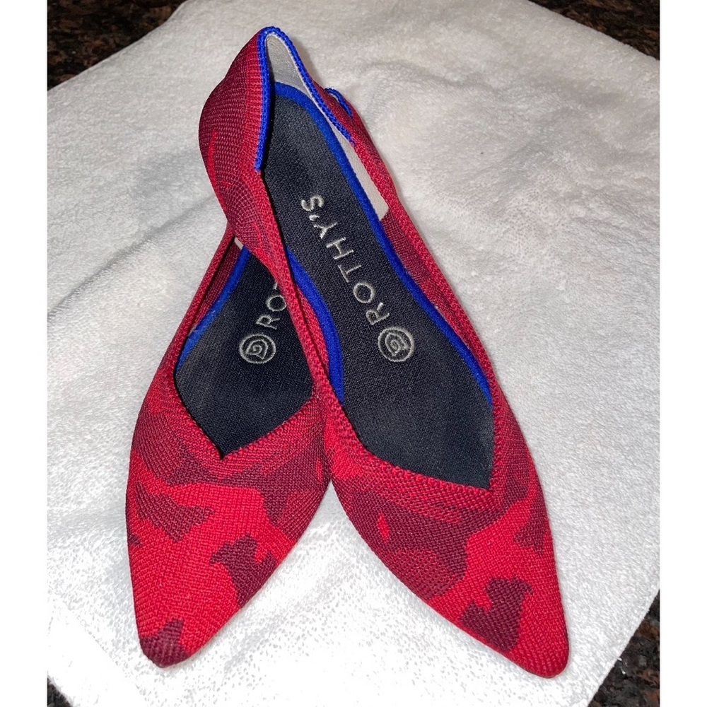 Red Camo Rothy’s